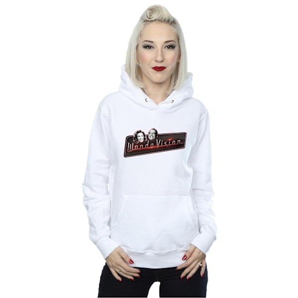 Marvel Womens/Ladies WandaVision Smiles Hoodie L Vit White L