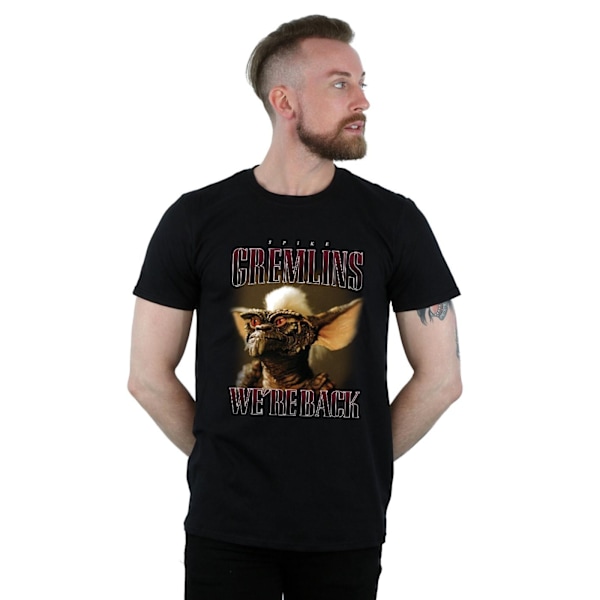 Gremlins herr We´re Back Montage T-shirt S svart Black S