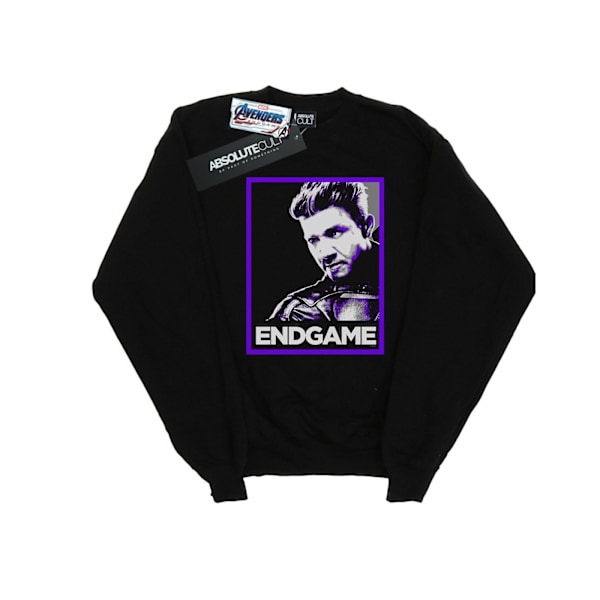 Marvel Mens Avengers Endgame Hawkeye Poster Sweatshirt 4XL Svart Black 4XL