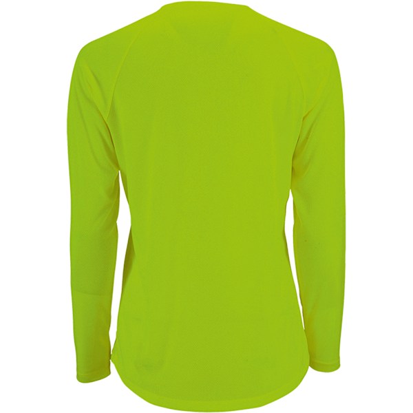 SOLS Dam/Kvinnor Sportig Långärmad Performance T-Shirt XL Neon Neon Green XL