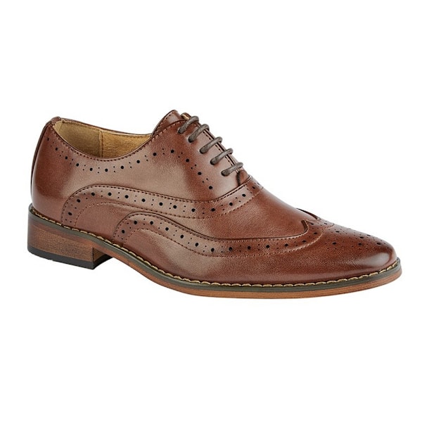 Goor herr 5 Eye Wing Capped Oxford Brogues 14 UK Brun Brown 14 UK