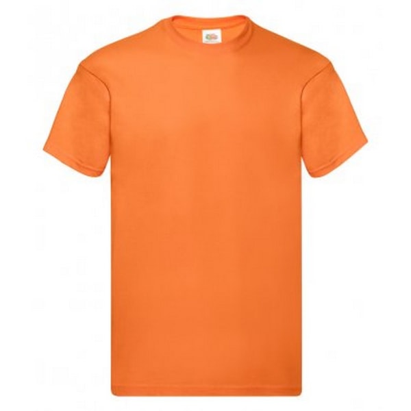 Fruit Of The Loom Herr Original Kortärmad T-Shirt XL Orange Orange XL
