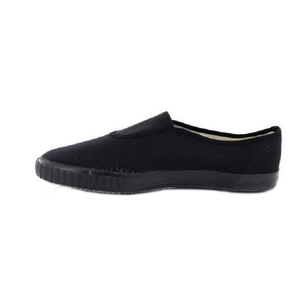 Dek Kids Unisex Junior Gusset Black Canvas Plimsolls 9 UK Junio Black 9 UK Junior