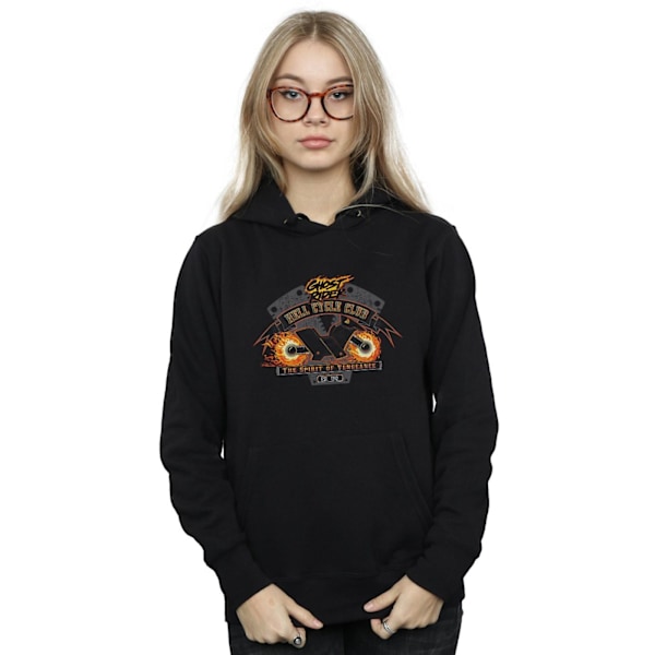 Marvel Womens/Ladies Ghost Rider Hell Cycle Club Hoodie M Svart Black M