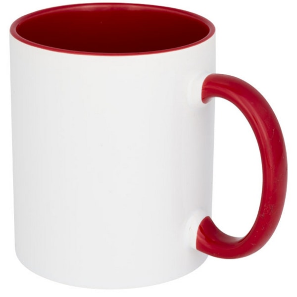 Bullet Pix Sublimation Colour Pop Keramisk Mugg En Storlek Röd Red One Size