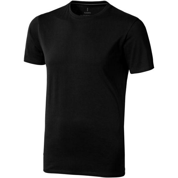 Elevate Mens Nanaimo kortärmad T-shirt XL Gråmelerad Grey Melange XL