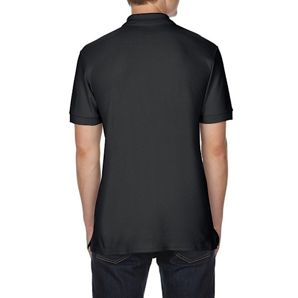 Gildan Premium Cotton Sport Double Pique Poloskjorta M Svart Black M