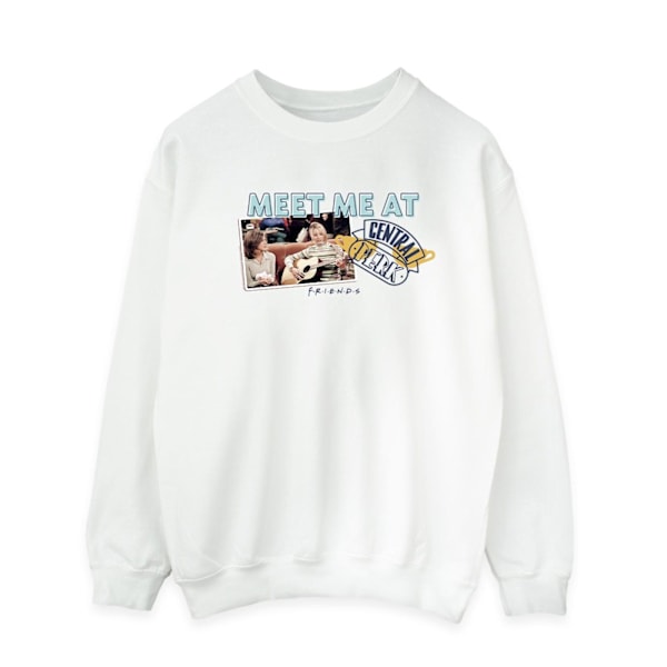 Friends Mens Meet Me At Central Perk Sweatshirt S Vit White S