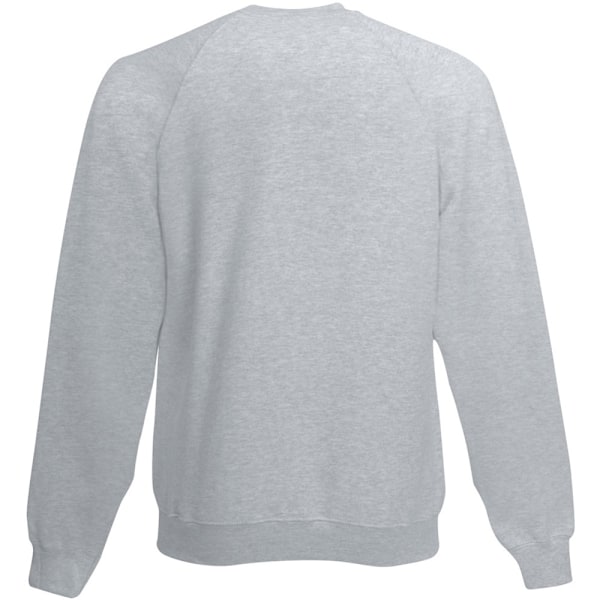 Fruit Of The Loom Raglanärm Belcoro® Sweatshirt 2XL Heather Grey Heather Grey 2XL