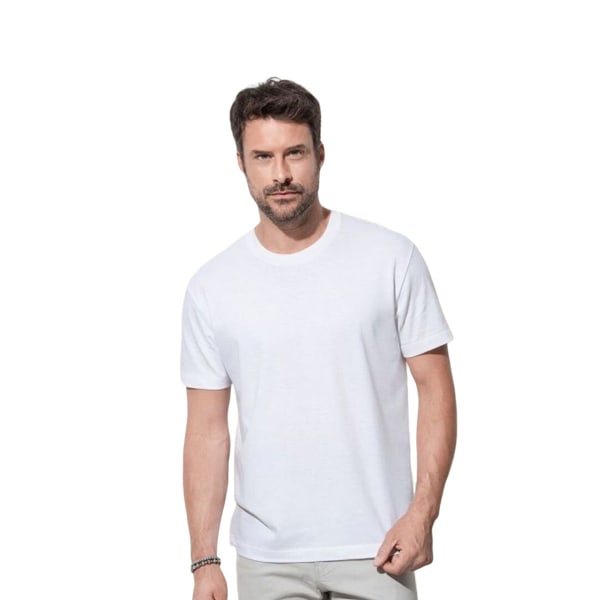 Stedman Klassisk Ekologisk T-shirt för män XS Vit White XS