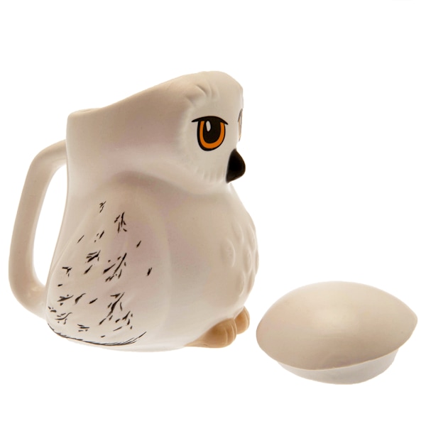 Harry Potter 3D Hedwig Mugg En Storlek Vit White One Size