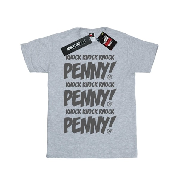 The Big Bang Theory Pojkar Knock Knock Penny Bomulls T-shirt 7-8 år Sports Grey 7-8 Years