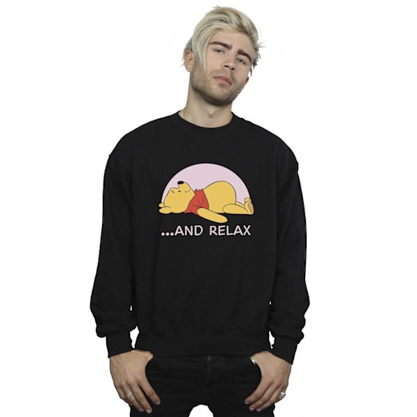Disney Winnie The Pooh Relax Sweatshirt XXL Svart Black XXL