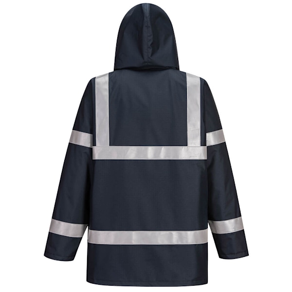 Portwest Bizflame Regn Antistatisk Jacka 3XL Marinblå Navy 3XL