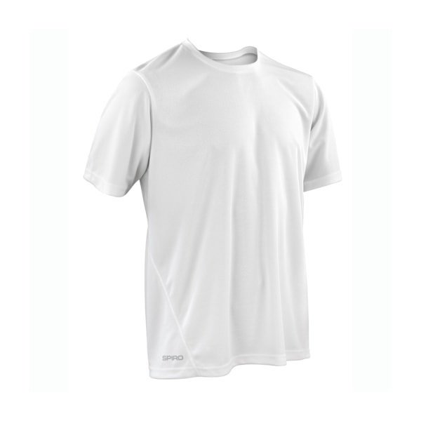 Spiro Herr Quick Dry Kortärmad T-shirt XXL Vit White XXL