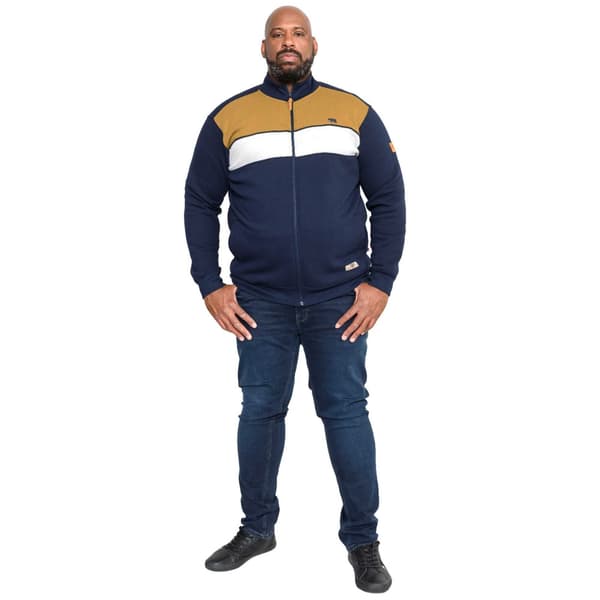 Duke Herr D555 Willowbrook Cut & Sew Full Zip Kingsize Sweatshirt Navy 3XL