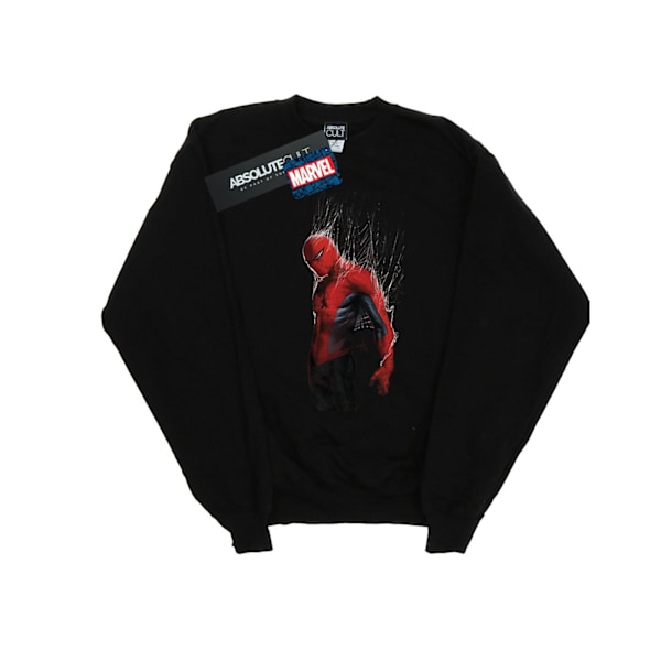 Marvel Boys Spider-Man Web Wrap Sweatshirt 12-13 år Svart Black 12-13 Years