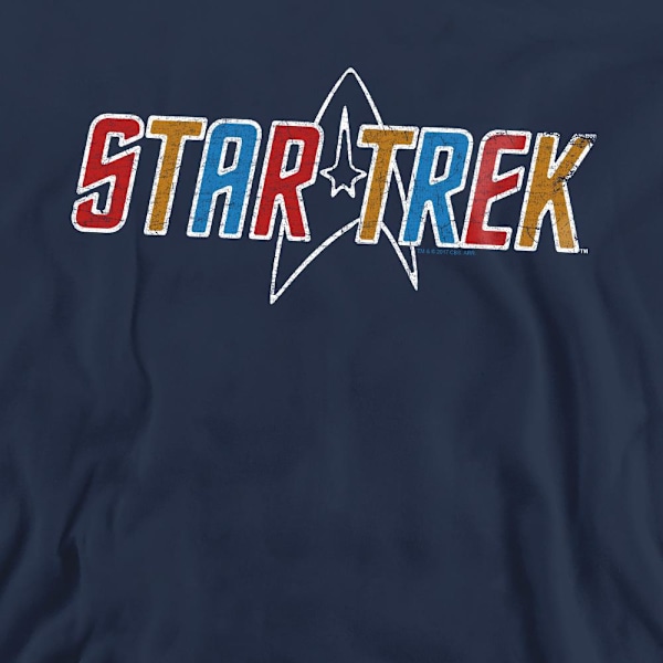 Star Trek Unisex Vuxen Logotyp Sweatshirt M Marinblå Navy M
