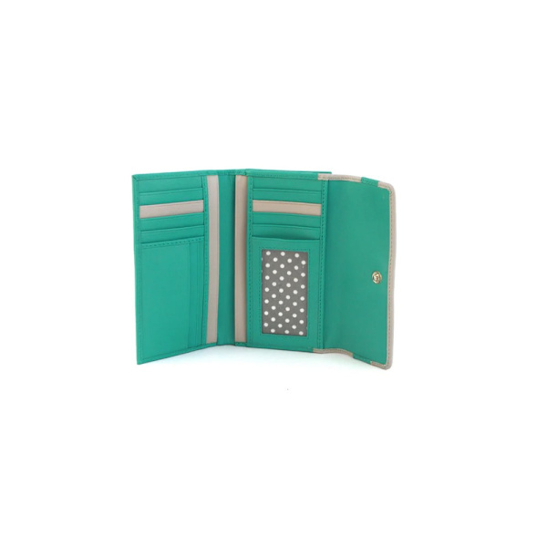 Eastern Counties Läder Dam/Dam Madison Randig Läder Turquoise/Ivory One Size