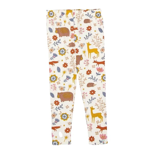 Lilly & Sid Barn/Barn Djur Ränder Leggings (2-pack) Blue/Multicoloured 3-6 Months