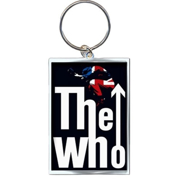 The Who Leap Logo Nyckelring En Storlek Vit/Svart/Röd White/Black/Red One Size