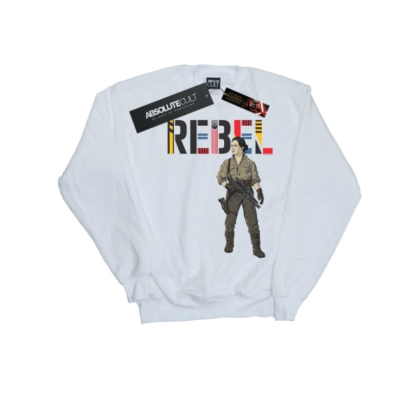 Star Wars Girls The Rise Of Skywalker Rebel Rose Sweatshirt 7-8 White 7-8 Years