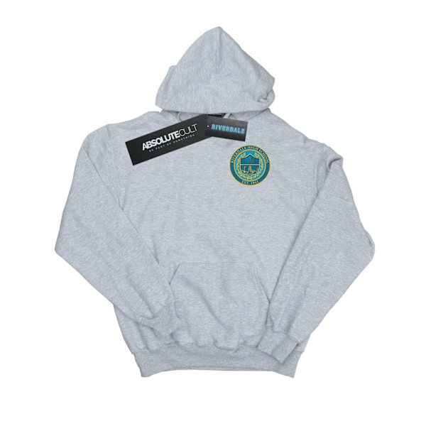 Riverdale Dam/Kvinnor High School Crest Brösttryck Hoodie M Sports Grey M