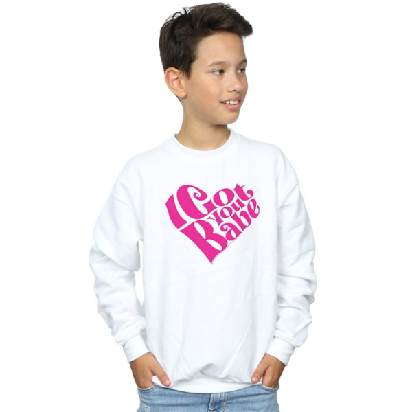 Sonny & Cher Boys I Got You Babe Sweatshirt 5-6 år Vit White 5-6 Years