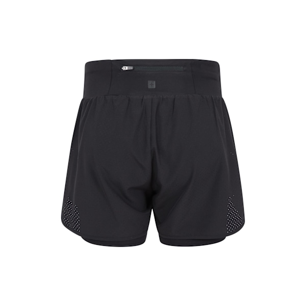 Mountain Warehouse Dam/Dam Dubbla Lager Löparshorts Black 6 UK