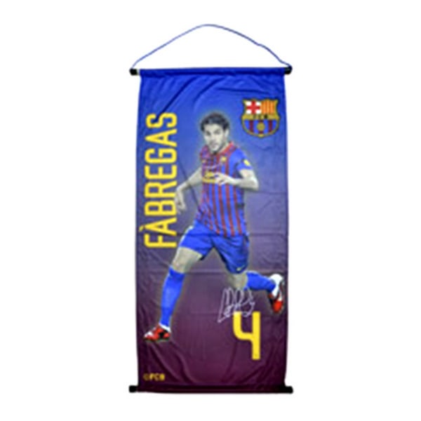 FC Barcelona officiella Cesc Fabregas fotbollsspelare Vimpel Med Multicoloured Medium