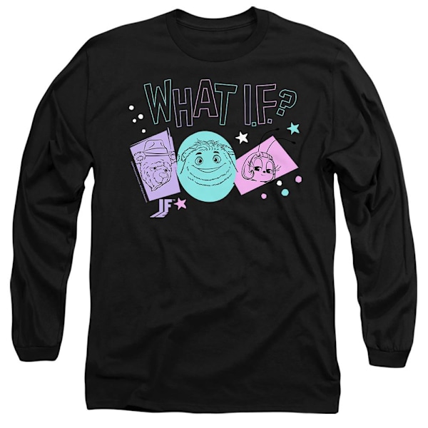 IF Unisex Vuxen What If Colour Pop T-Shirt L Svart Black L