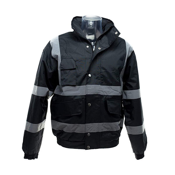 Yoko Hi-Vis Bomberjacka för Herr (2-pack) 4XL Svart Black 4XL