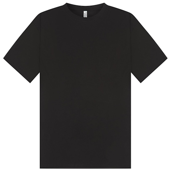 Casual Classics Unisex Vuxen Kammad Ringspunnen Bomull Hög Oversize Black S