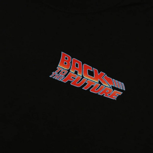 Back To The Future Herr Flux Capacitor Cotton T-Shirt XL Svart/ Black/Blue XL