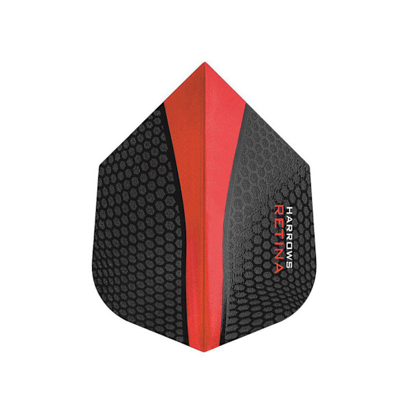 Harrows Dimplex Retina Dart Flights One Size Svart/Röd Black/Red One Size