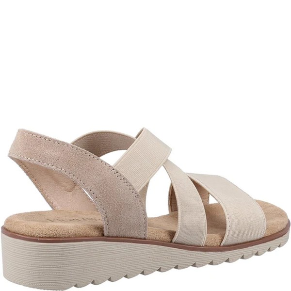 Fleet & Foster Dam/Dam sia Lädersandaler 6 UK Beige Beige 6 UK