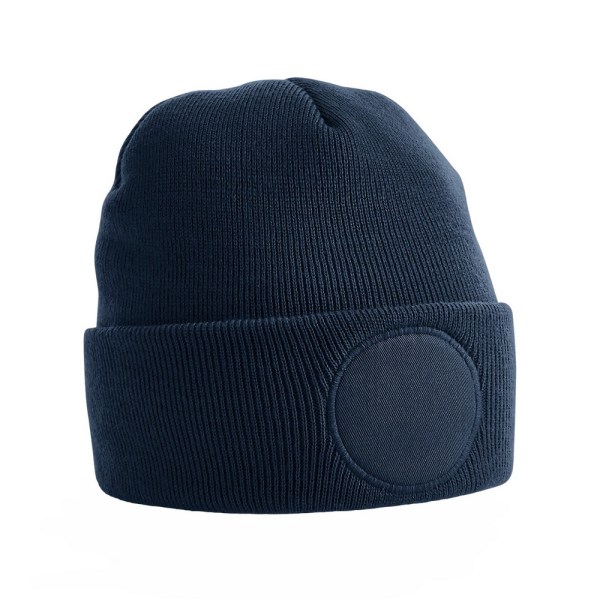 Beechfield Unisex Rund Patch Cuffed Beanie One Size French French Navy One Size