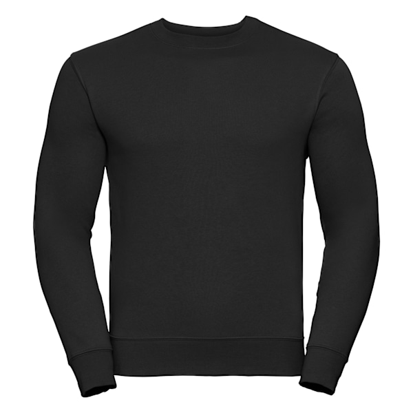 Russell Herr Authentic Sweatshirt (Smalare Passform) XS Svart Black XS