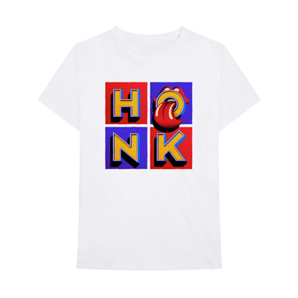 The Rolling Stones Unisex Adult Honk T-Shirt XL Vit White XL