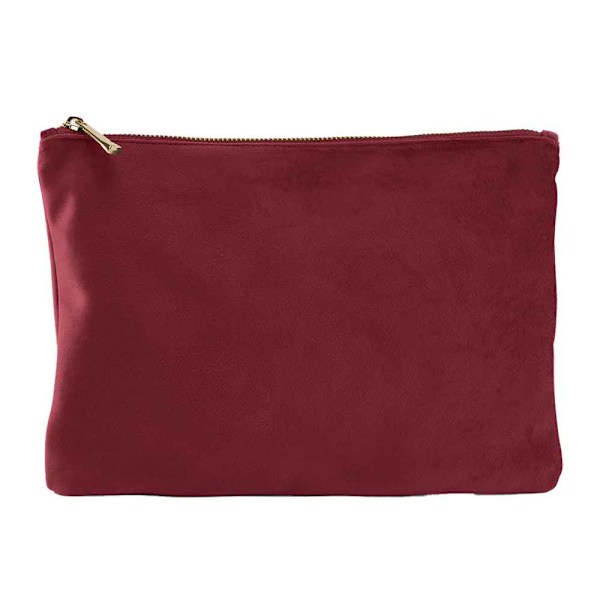 Bagbase Enkel Sammet Accessoarväska S Rubinröd Ruby Red S