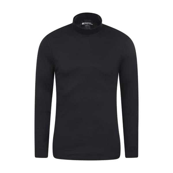 Mountain Warehouse Meribel Turtle Neck Underställströja för män XXS Black XXS