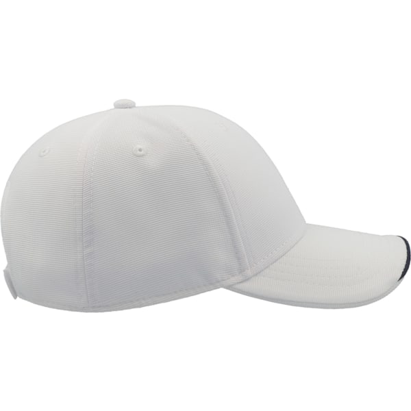 Atlantis Estoril 6 Panel Jacquard Recycled Baseball Cap One Size White One Size