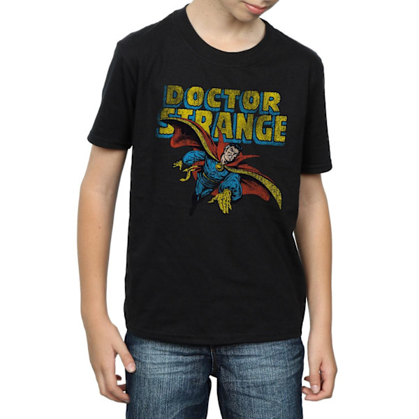 Marvel Boys Doctor Strange Flygande T-shirt 9-11 år Svart Black 9-11 Years