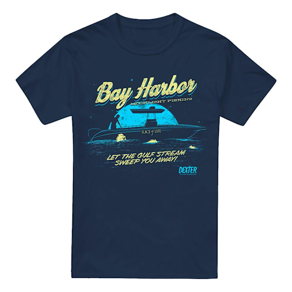 Dexter Herr Moonlight Fiske T-Shirt 3XL Marinblå Navy 3XL