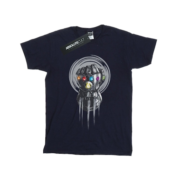 Marvel Boys Avengers Infinity War Power Fist T-shirt 5-6 år Navy Blue 5-6 Years