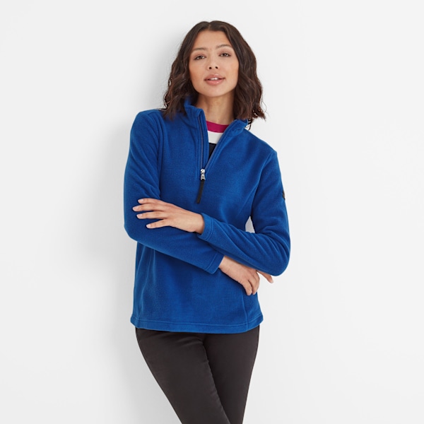 TOG24 Dam/Dam Revive Fleece Tröja med Kvartsdragkedja Storlek 12 UK Royal B Royal Blue 12 UK