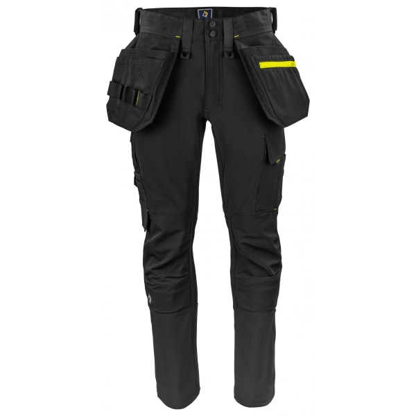 Projob Stretch Cargo byxor för män 31.5R Svart Black 31.5R