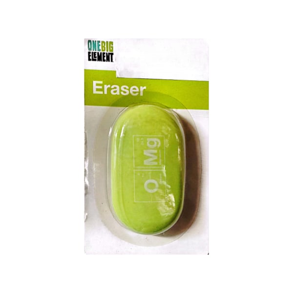 Onebig Element Periodiska Systemet Suddgummi En Storlek Grön Green One Size