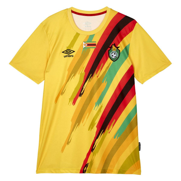 Umbro Herr 21/22 Zimbabwes fotbollsförbund hemmatröja XL Y Yellow XL