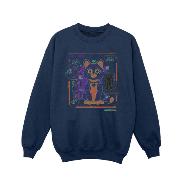 Disney Girls Lightyear Sox Technical Sweatshirt 12-13 år Nav Navy Blue 12-13 Years